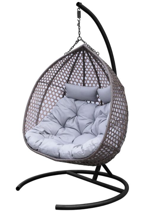 Dumpty Rattan Garden Double Egg Chair | Rattan Garden Egg Chairs At ...